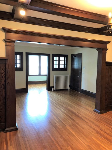 Floor plan for 3 beds, 1 bath